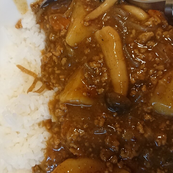 合挽き肉カレー